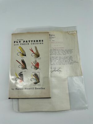 Fly Patterns and Their Origins - Harold Hinsdill Smedley w/ Signed Letter & Ephemera