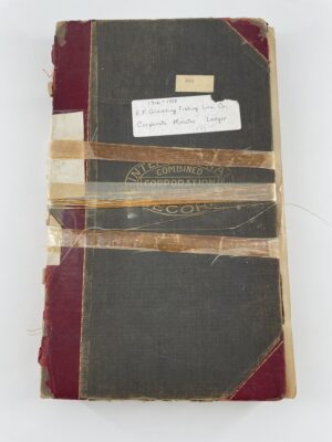 Founding Documents and Ledger of the B.F. Gladding Fishing Line Co. 1916-1938