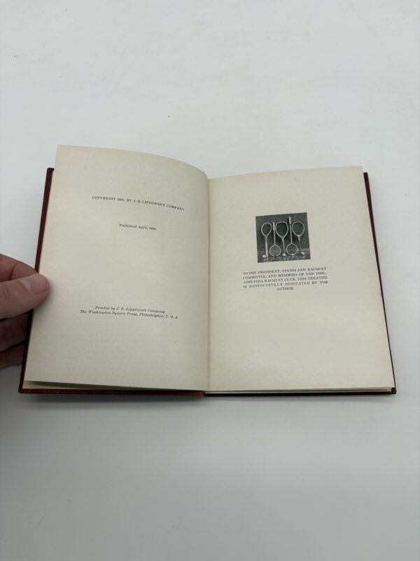 Court Tennis, Racquets, and Squash - Frederick Charles Tompkins - 1909 1st Ed.