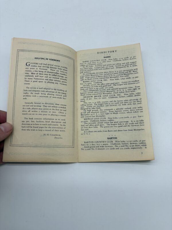 Golfing in Vermont - Rawson Myrick - 1934