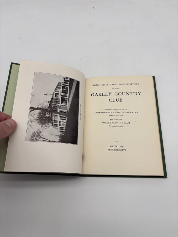 Oakley Country Club: 1898-1948 Handbook