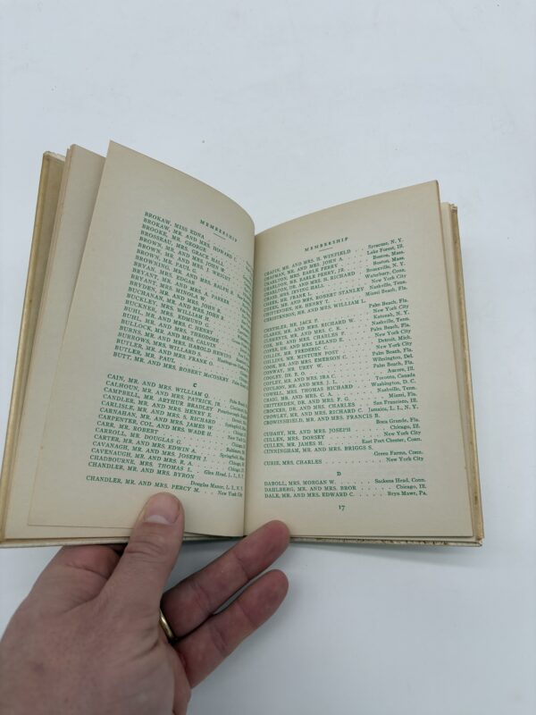 The Everglades Club - 1941 Handbook