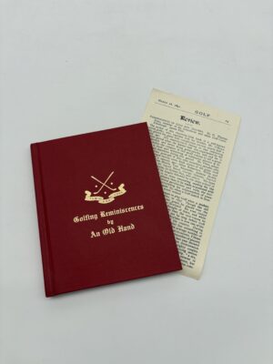 Reminiscences of Golf and Golfers - Peter Thomas - 1985 Signed Limited Edition