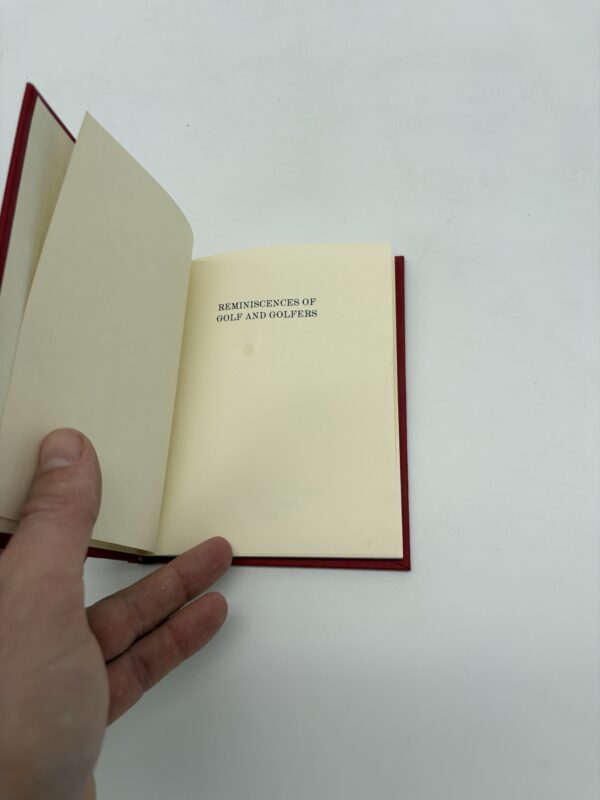 Reminiscences of Golf and Golfers - Peter Thomas - 1985 Signed Limited Edition