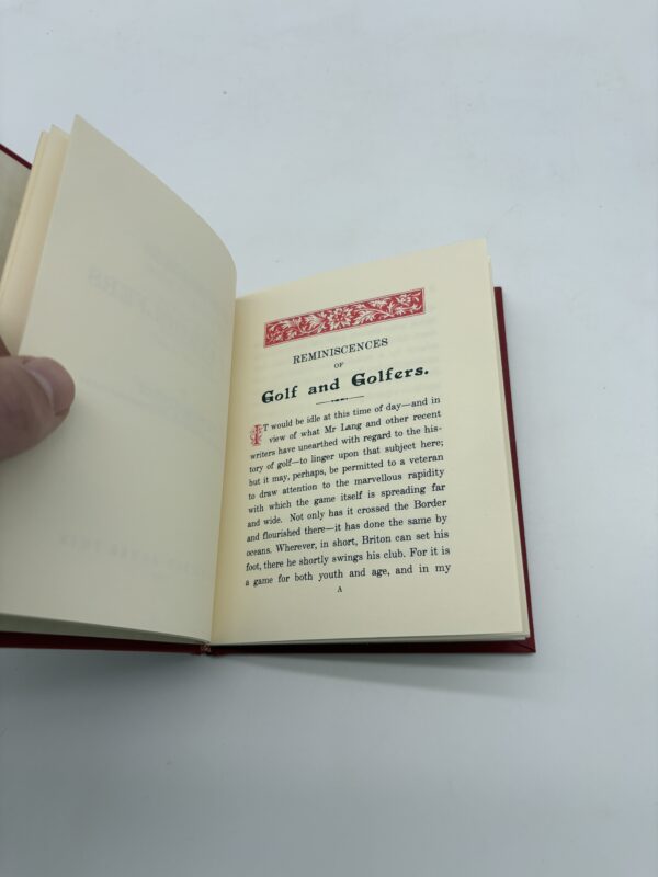 Reminiscences of Golf and Golfers - Peter Thomas - 1985 Signed Limited Edition