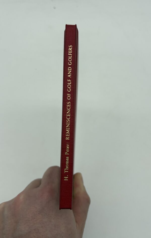Reminiscences of Golf and Golfers - Peter Thomas - 1985 Signed Limited Edition