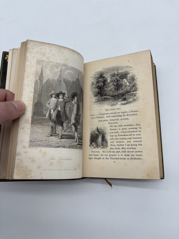 The Complete Angler - Walton & Cotton - 1844 Fine Angling Binding