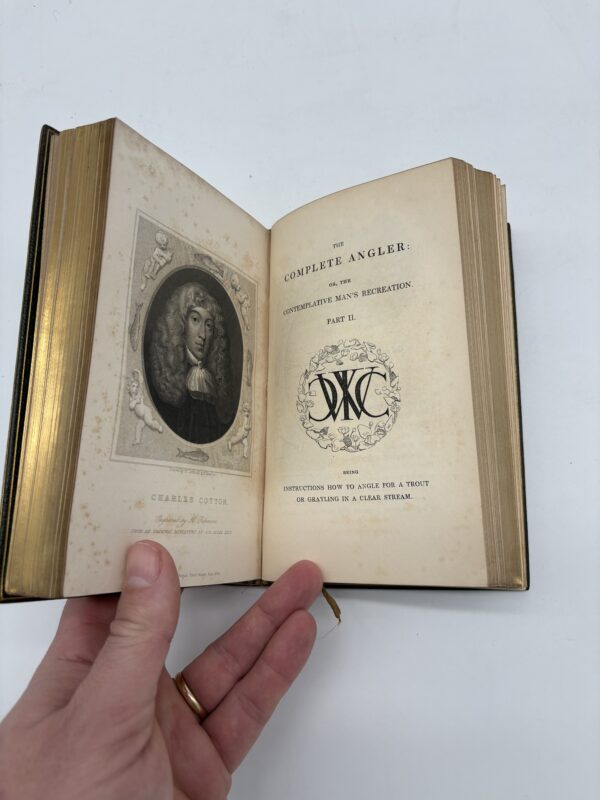 The Complete Angler - Walton & Cotton - 1844 Fine Angling Binding