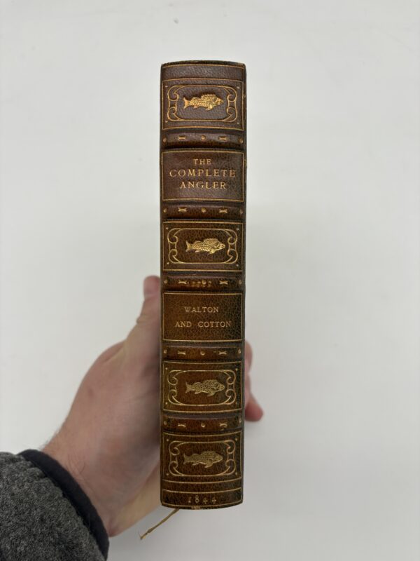 The Complete Angler - Walton & Cotton - 1844 Fine Angling Binding