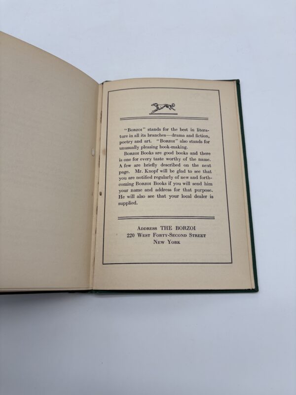 Tales of the Pampas - Hudson - 1916 1st Ed. from Frank Benson's Collection