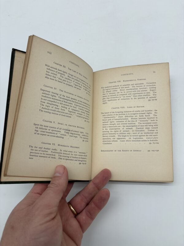 Animals' Rights - HS Salt - 1894 Signed 1st Edition