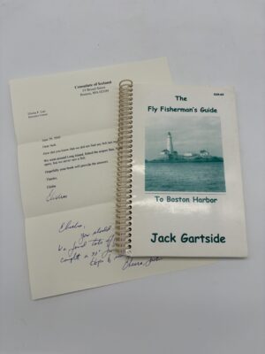 The Fly Fisherman's Guide to Boston Harbor - Jack Gartside - 2000 Signed w/ Letter