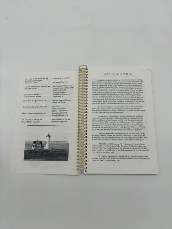 The Fly Fisherman's Guide to Boston Harbor - Jack Gartside - 2000 Signed w/ Letter