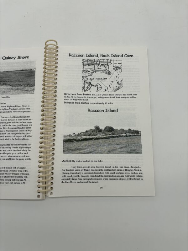 The Fly Fisherman's Guide to Boston Harbor - Jack Gartside - 2000 Signed w/ Letter