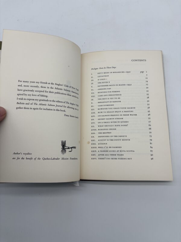 On Trout Streams and Salmon Rivers - Dana Lamb - 1963 Signed Limited Edition