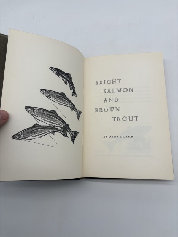 Bright Salmon and Brown Trout - Dana Lamb - 1964 Signed Limited Edition