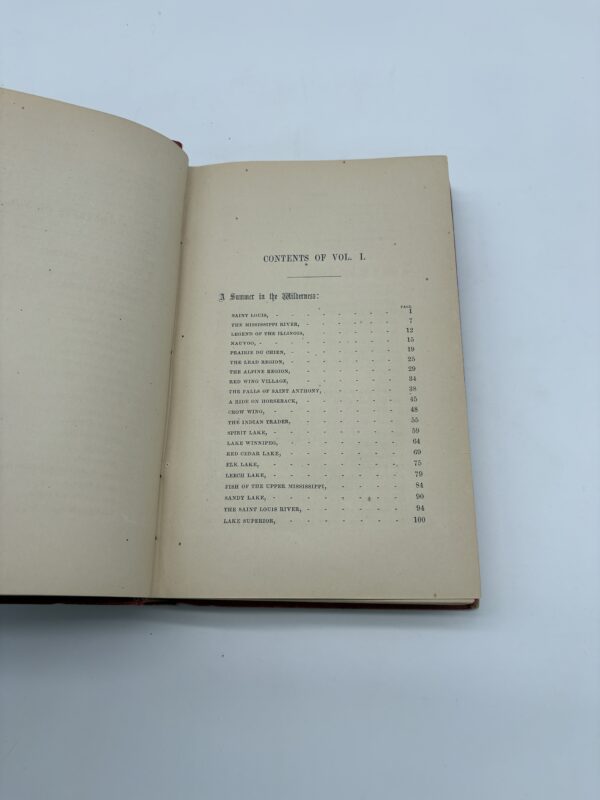 Adventures in the Wilds of the United States - Charles Lanman - 1856 1st Ed.