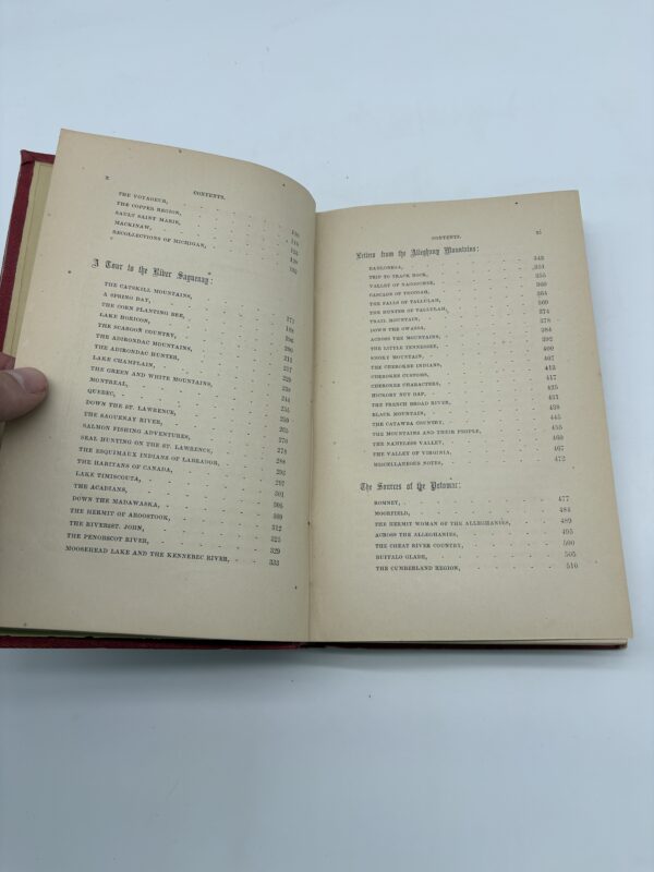 Adventures in the Wilds of the United States - Charles Lanman - 1856 1st Ed.