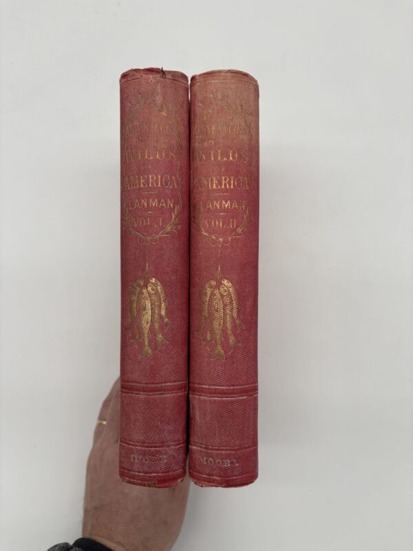 Adventures in the Wilds of the United States - Charles Lanman - 1856 1st Ed.