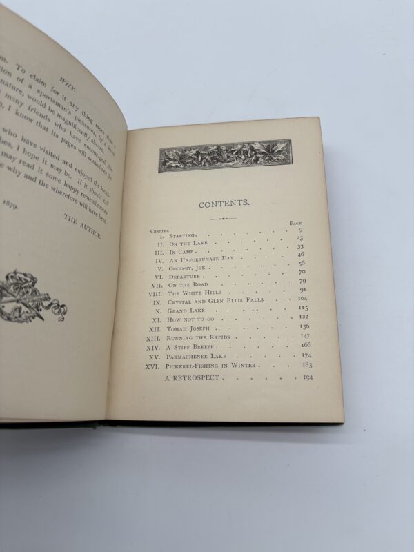 Fly-Fishing in Maine Lakes - Charles Stevens - 1881 1st Ed.