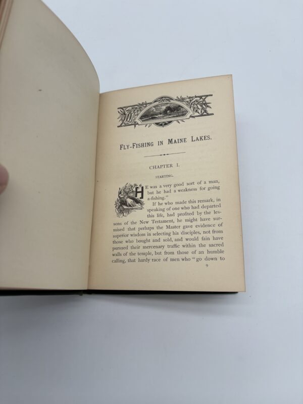 Fly-Fishing in Maine Lakes - Charles Stevens - 1881 1st Ed.