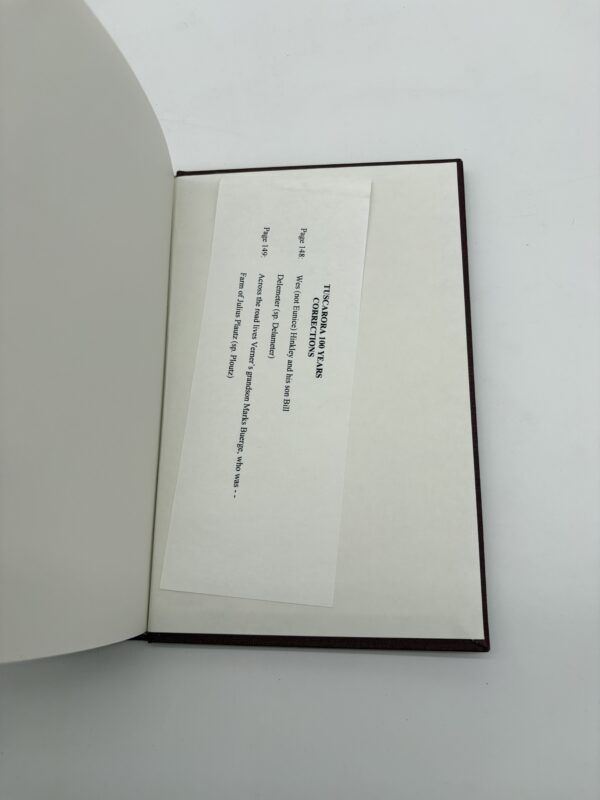 Tuscarora: One Hundred Years 1901-2002 w/ Provenance