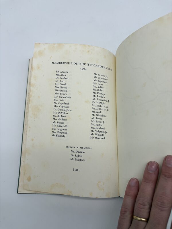 Tuscarora Recollections - Alfred Bissell - 1965 Signed w/ Ephemera