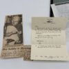 Tuscarora Recollections - Alfred Bissell - 1965 Signed w/ Ephemera