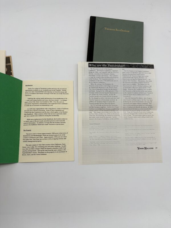 Tuscarora Recollections - Alfred Bissell - 1965 Signed w/ Ephemera