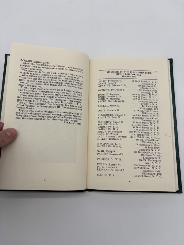Tuscarora: A Continuing Story - Fred Colie - 1984 Signed Author's Copy w/ Ephemera