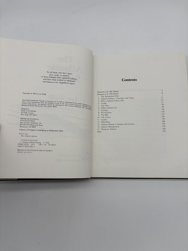 The Atlantic Salmon - Lee Wulff - 1983 Signed w/ Presidential Provenance