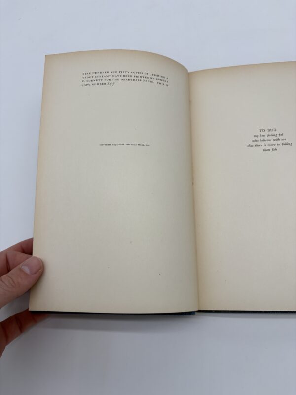 Fishing a Trout Stream - Eugene Connett - 1934 Signed Limited 1st Ed.