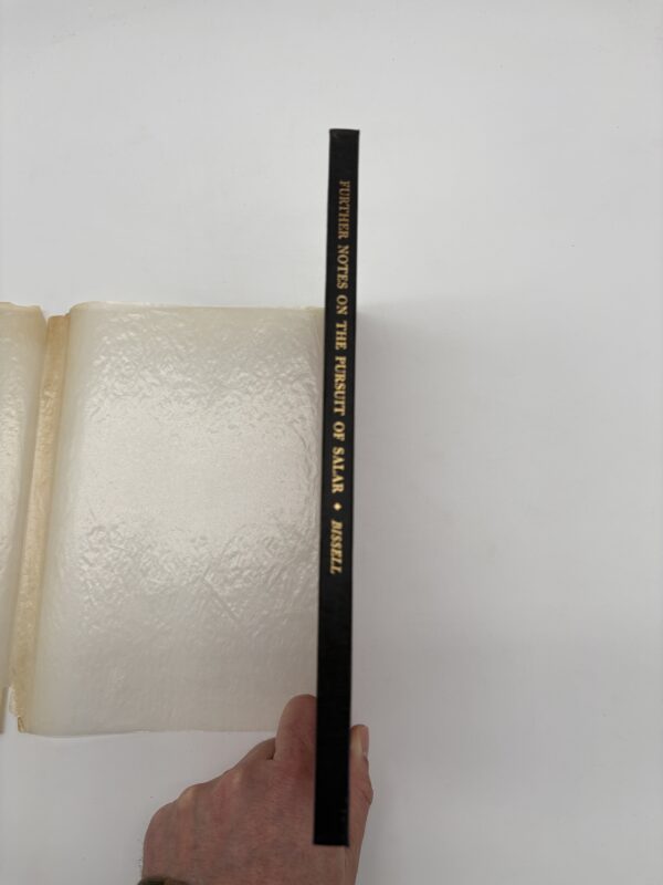 Further Notes on the Pursuit of Salar - Bissell & Reese - 1972 Signed Limited 1st Ed.