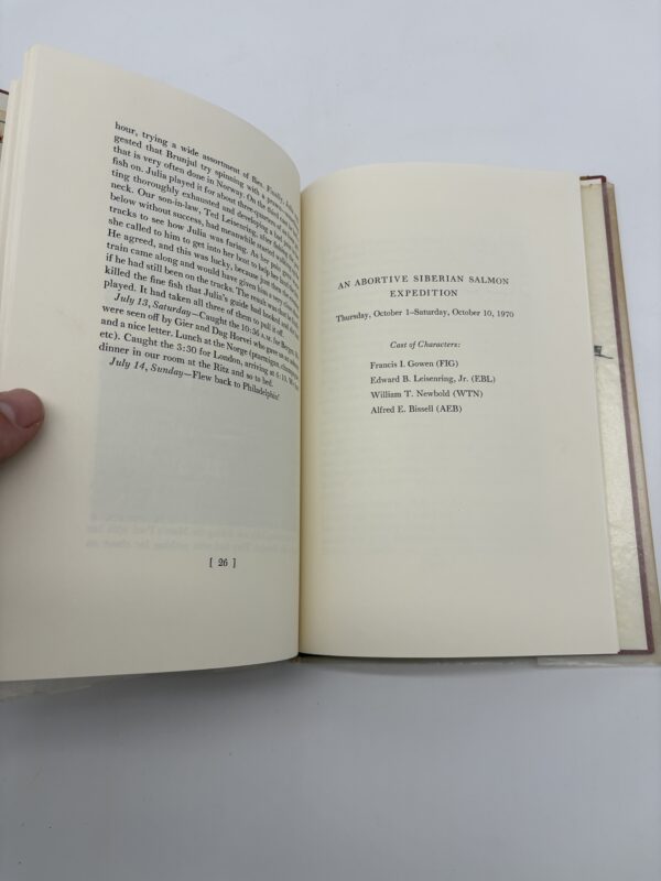 Further Notes on the Pursuit of Salar - Bissell & Reese - 1972 Signed Limited 1st Ed.