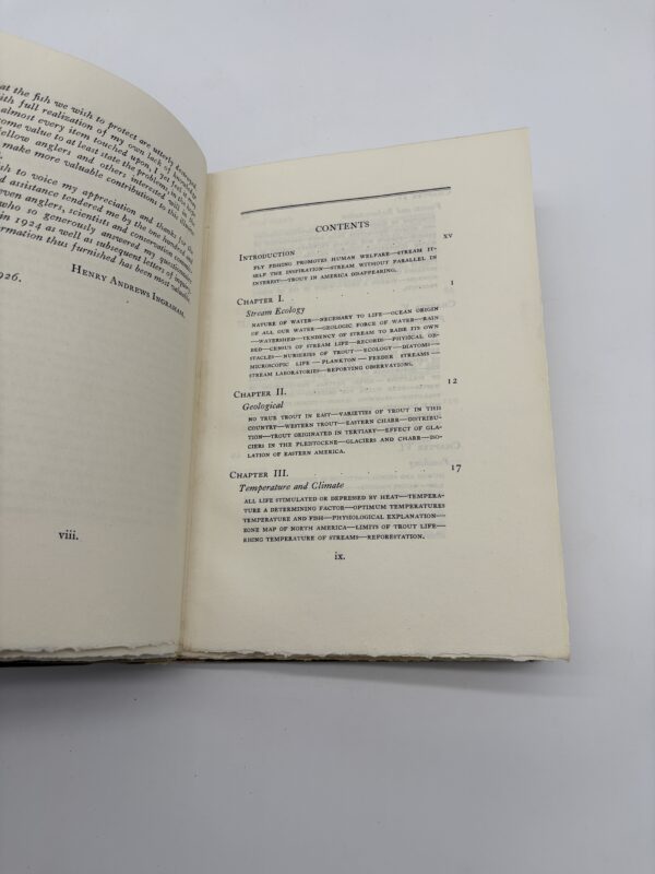 American Trout Streams - Henry Ingraham - 1926 Signed Limited 1st Ed.