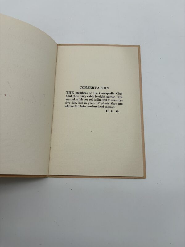 IMG_6936 Salmon Score of F. Gray Griswold for Ten Seasons 1920-1929 - Signed 1st Ed.