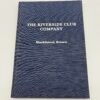 The Riverside Club Company - Mackintosh Brown - 2003 - Signed 1st Ed.