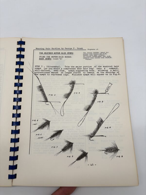 IMG_6990 The Art of Weaving Hair Hackles for Trout Flies - George Grant - 1971 Signed w/ Letters, Provenance, & More