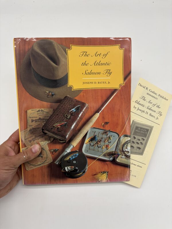 The Art of the Atlantic Salmon Fly - Joseph Bates Jr. - 1987 Signed 1st Ed. w/ Ephemera