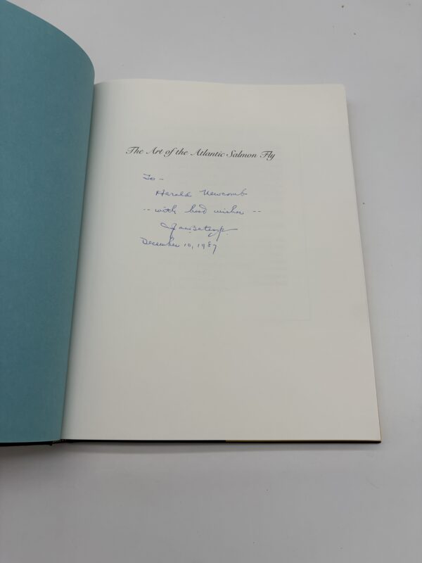 The Art of the Atlantic Salmon Fly - Joseph Bates Jr. - 1987 Signed 1st Ed. w/ Ephemera