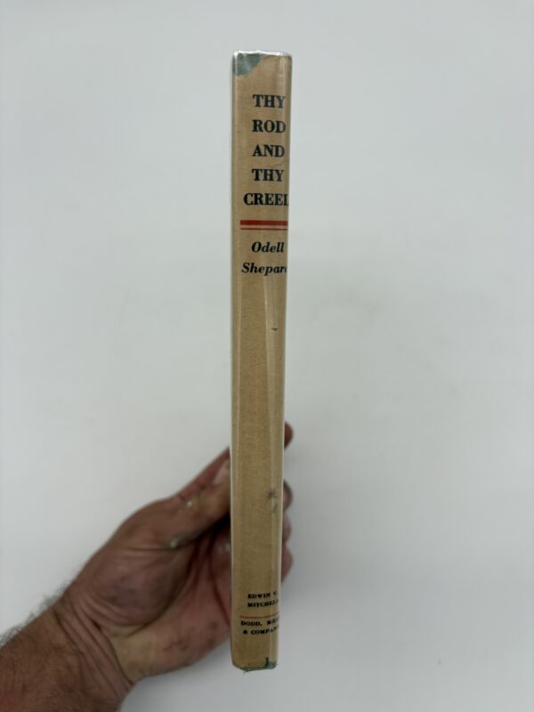 IMG_8835 Thy Rod and Thy Creel - Odell Shepard - 1930 1st Ed. Signed w/ Ephemera