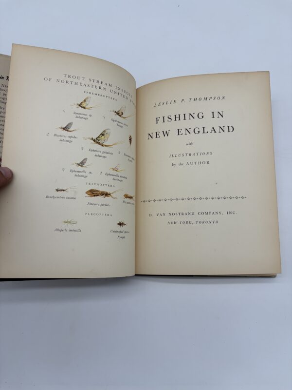 IMG_8857 Fishing in New England - Leslie Thompson - 1955 1st Ed. Signed by Sparse Grey Hackle