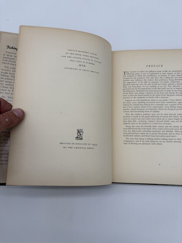 IMG_8858 Fishing in New England - Leslie Thompson - 1955 1st Ed. Signed by Sparse Grey Hackle