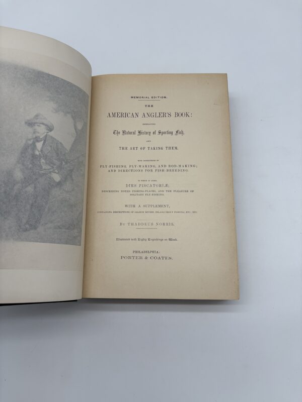American Angler's Book - Thaddeus Norris - 1877 Memorial Edition