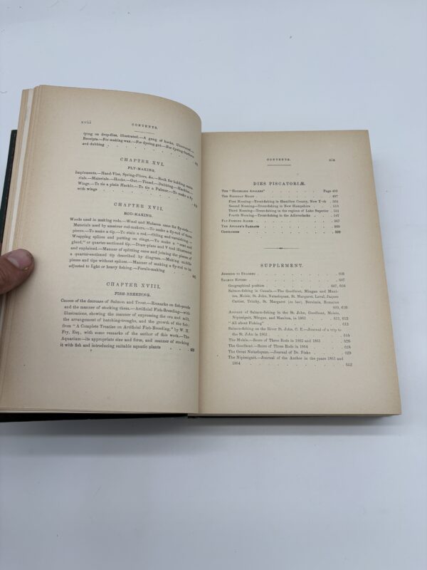 American Angler's Book - Thaddeus Norris - 1877 Memorial Edition