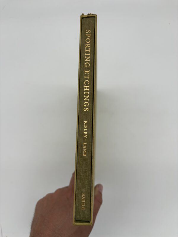 IMG_8934 A. Lassell Ripley: Sporting Etchings - Dana Lamb - 1970 Signed 1st Ed. w/ Darbee Provenance