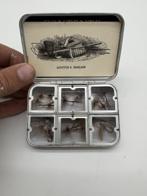 Box of 18 flies tied by Austin Hogan w/ Card