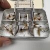 Box of 18 flies tied by Austin Hogan w/ Card